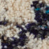 2' X 4' Ivory And Teal Blue Abstract Power Loom Non Skid Area Rug